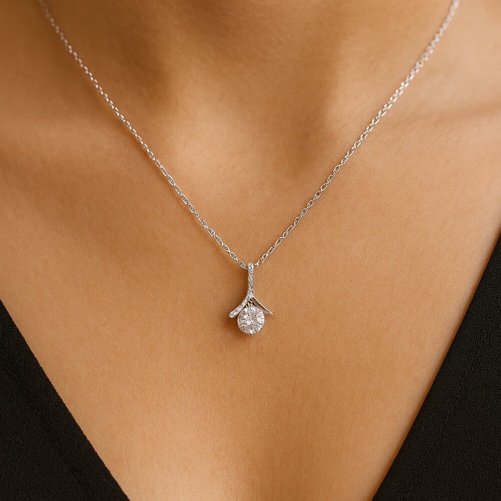 “Crystal Drop Harmony” Necklace